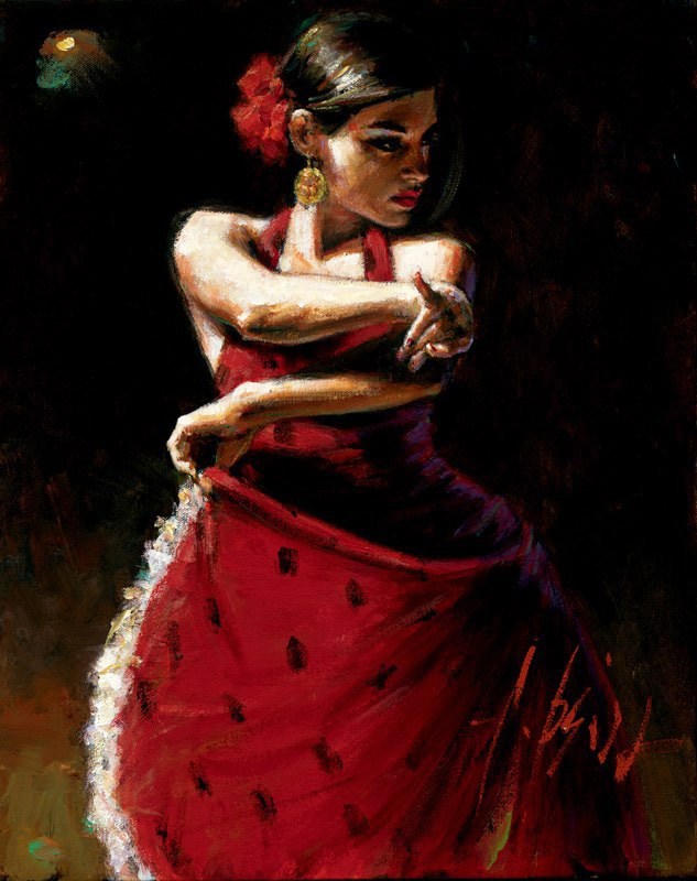 Fabian Perez Celina Con Lunares Negros